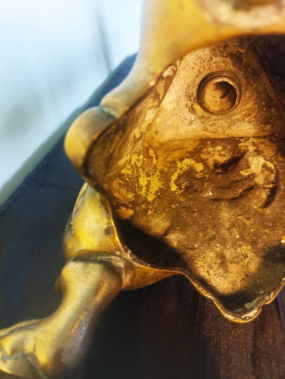 Image 1 of Eccezionale coppia di candelieri da altare barocchi, 72 cm!, ottone degno di un museo - ca. 1700