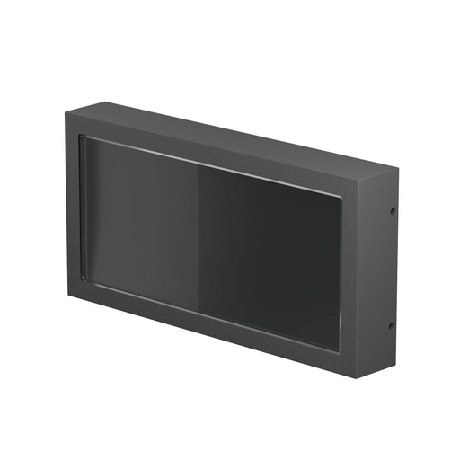 2x Flos Mile 2 lampe murale à led anthracite.