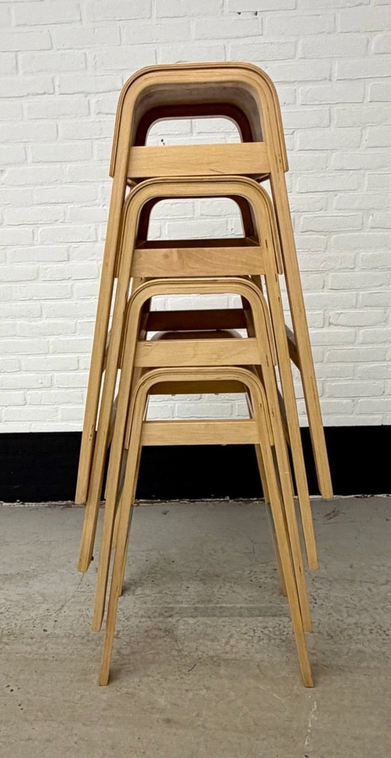 4 Vintage IKEA ‘Salve’ Barkrukken – Wood (photo 19 of 21)