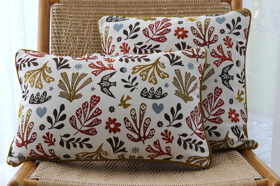 Image 1 of Coussin jacquard nature