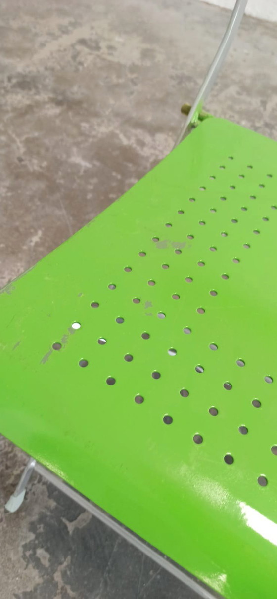 Image 1 of 4 chaises pliantes de jardin en métal