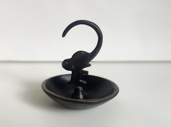 Image 1 of Walter Bosse Herta Baller Vienna tray elephant bronze 1950s