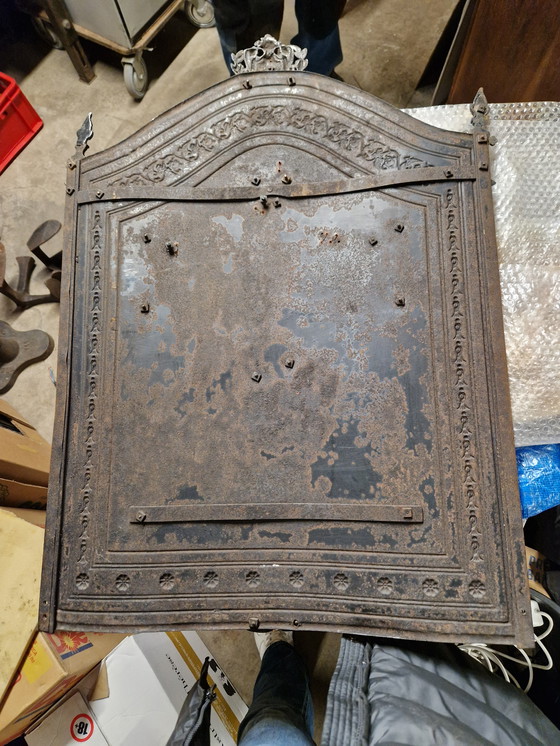 Image 1 of Old French fire screen