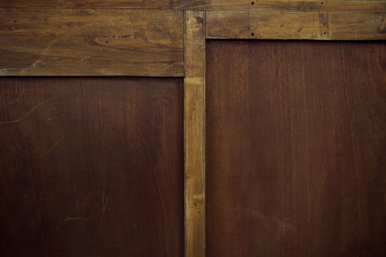 Image 1 of Vintage Rare Large French Art Deco Walnut Buffet, 1920s