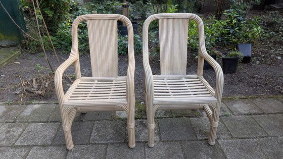 Image 1 of Bamboe tuinstoelen 