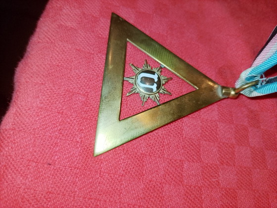Image 1 of Vrijmetselaarsmedaille