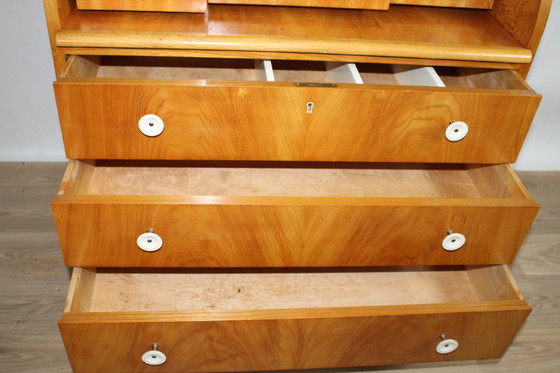 Image 1 of Teakholz-Rollenschreibtisch - Schweden, 1960er Jahre