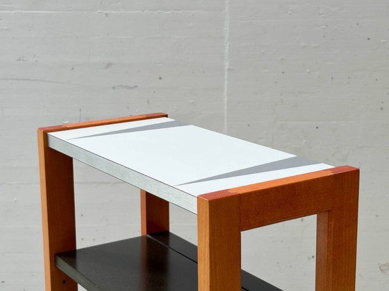 Image 1 of Postmoderne ladekast met open planken, jaren 80