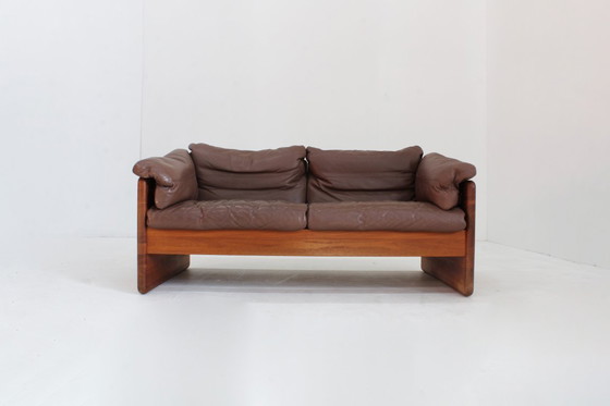 Image 1 of Vintage Mid Century sofa massief teak Mikael Laursen jaren 60
