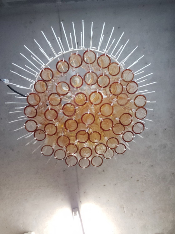 Image 1 of Lampadario Venini originale grande 174 tubi