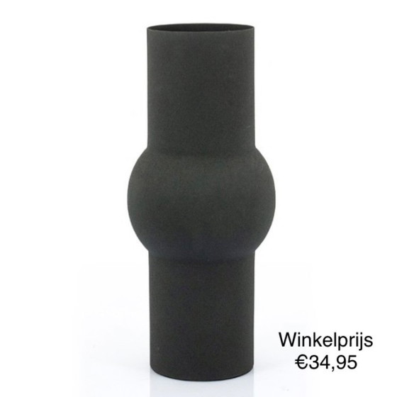 Image 1 of BLACK ROMAN VASES - Set of 5 ♥️ NEW