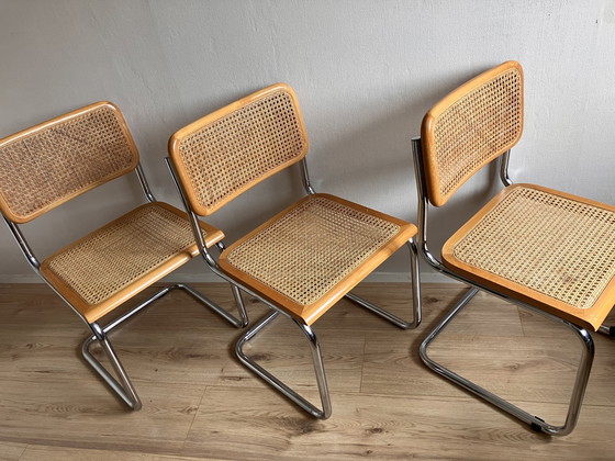 Image 1 of Sillas Marcel Breuer S32 Webbing, tres piezas