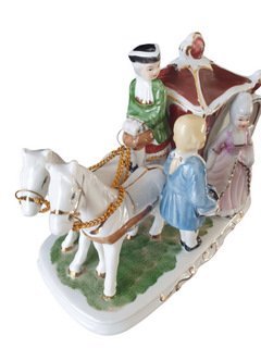 Image 1 of 2201 Vintage Baroque Kitsch Porcelain Figurine