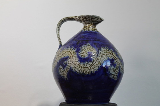 Image 1 of Brocca in pietra da studio in ceramica tedesca di metà secolo. Handarbeit