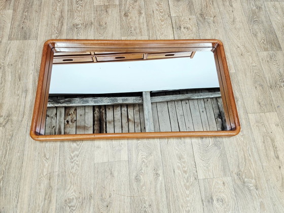 Dänischer No. 206 Wandspiegel aus Teakholz von Aksel Kjersgaard für Holstebro Møbelfabrik, 1960er Jahre (photo 4 of 10)