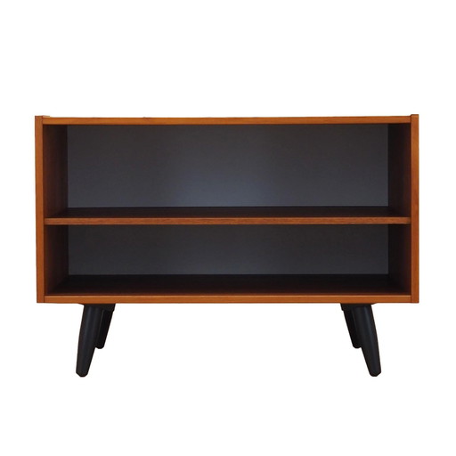 Libreria in teak, design danese, anni '70, produzione: Danimarca