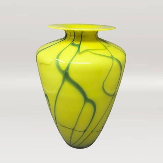 Image 1 of 1960s Large Mid-Century Murano Glass Statement Vase by Dogi