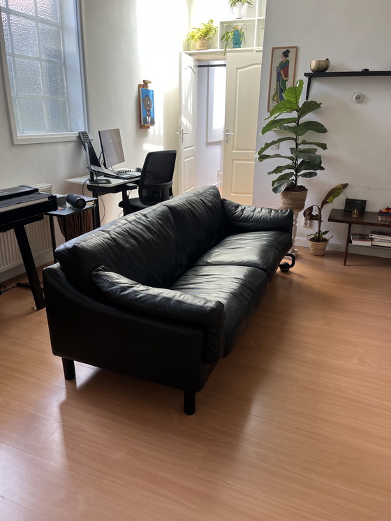 Image 1 of Divano in pelle scandinavo di metà secolo