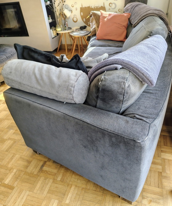 Original italienisches, geschwungenes Design-Sofa – Molinari Massimo (mit Zertifikat und Quittung) – Sessel (photo 6 of 8)