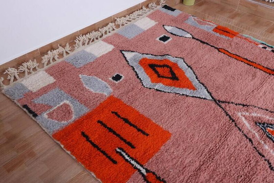 Tapis berbère marocain 200cm x 300cm – Wool, Cotton (photo 4 of 9)