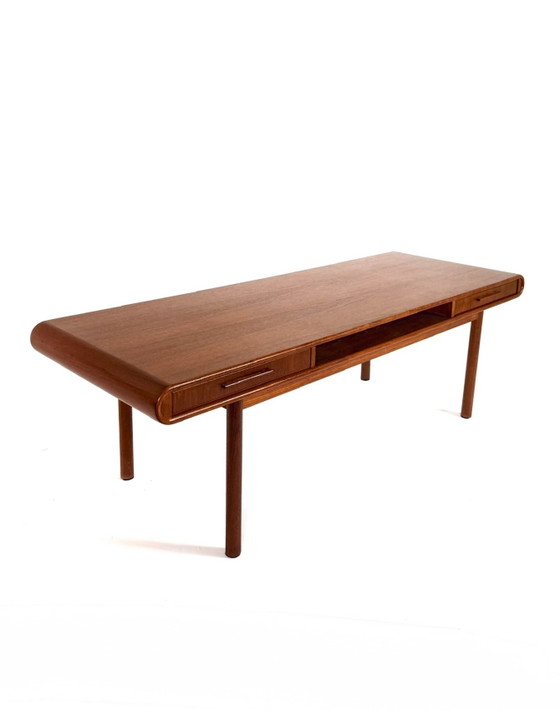 Vintage Teak Coffee Table, Møbelfabriken Toften ‘60 – Toften Møbelfabrik, Wood (photo 3 of 15)