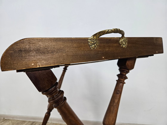 Eclectische Bijzettafel met Afneembaar Dienblad, 19e eeuw (photo 15 of 16)