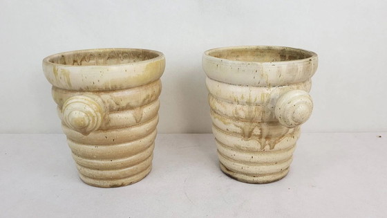 Stoneware Flower Pot Puisaye – Plant pot, Porcelain (photo 11 of 16)
