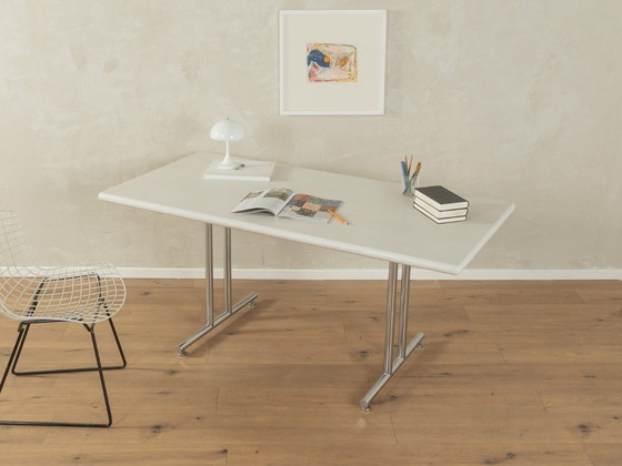 Image 1 of Scrivania cromata, anni '80