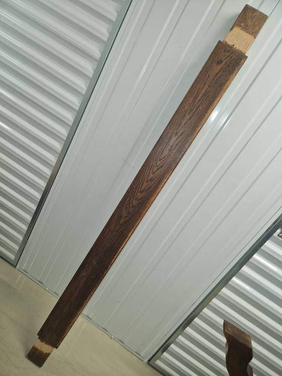 Image 1 of Table de salle à manger en bois de chêne