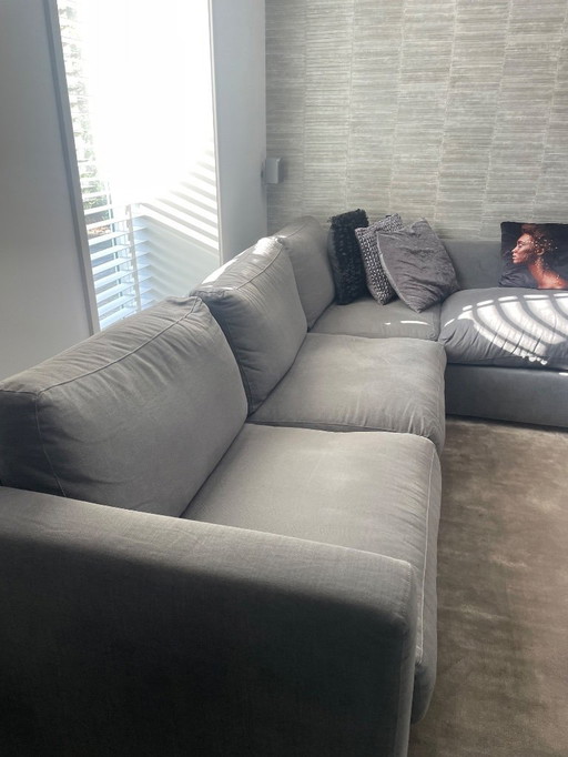 Gray corner sofa brand Soho with chaise lounge