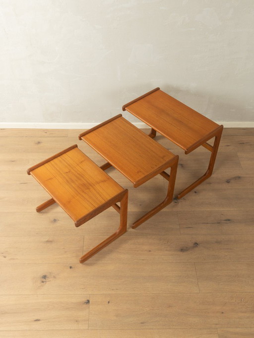 1960s nesting tables, Salin Nyborg, Vintage