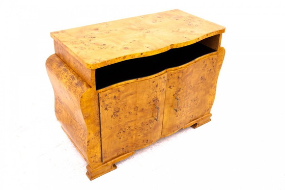 Image 1 of Art Deco ladekast uit de jaren 1940, Polen.