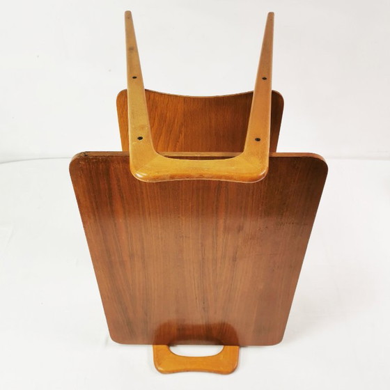 Modernistische bijzettafel, Duitsland, jaren 60. – Wood (photo 6 of 12)
