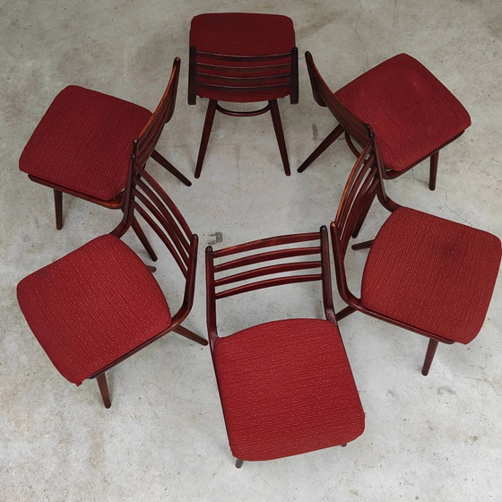 Set of 6 Jitona Sobeslav chairs, Czechoslovakia 1960 – Dining chairs, Mid Century Modern (photo 17 of 21)