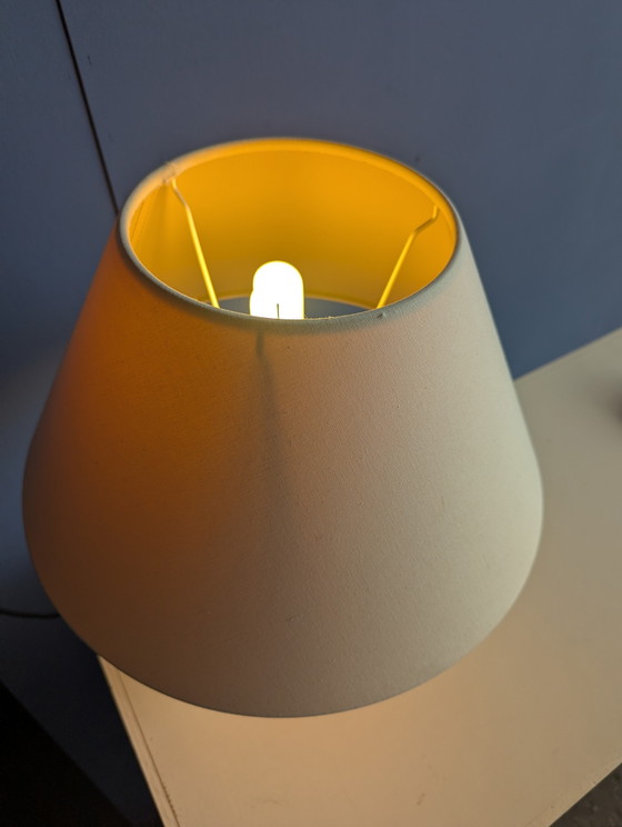 Image 1 of Vintage table lamp beige/wood