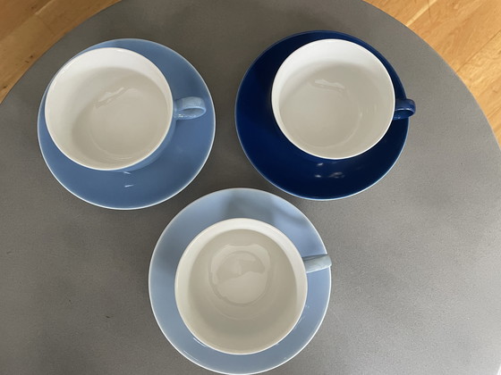 Image 1 of Kop en schotel Arzberg en Douwe Egberts kleur