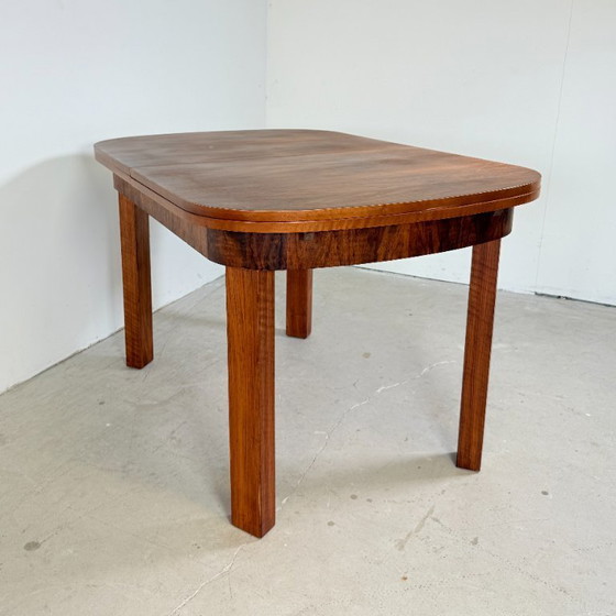 Ruscheweyh Design Dining Table – Extendable – Art Deco – Wood (photo 4 of 14)