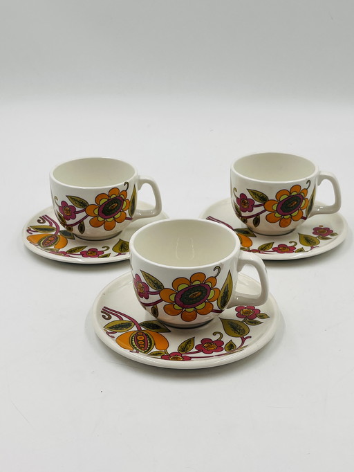Set of 3 Bali Bosch cups