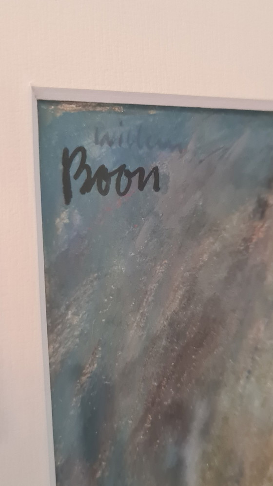 Image 1 of Retrato original de Willem Boon (Escuela de Róterdam) - Incluye marco