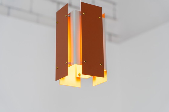 Image 1 of Impresionante par de lámparas colgantes de Lyfa (Dinamarca, años 60).