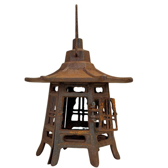 Japanische Gusseisen Tōrō Tempellaterne – 24 cm – Tischlampen, Cast Iron (photo 3 of 10)