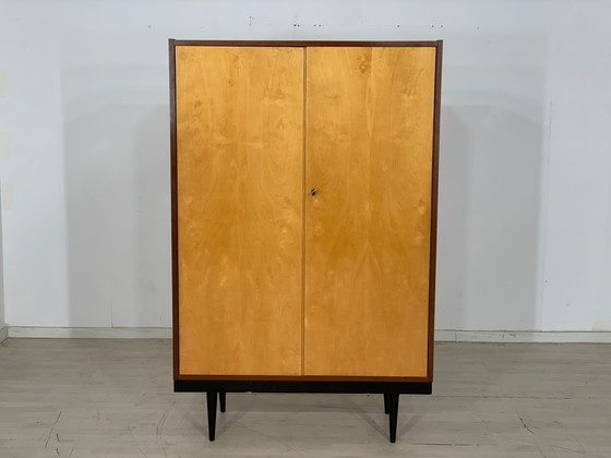 Image 1 of Mid century linen cupboard closet closet vintage