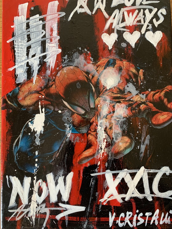 Image 1 of Véro Cristalli – ATRACÓN DE TRÁFICO (2024) – Obra original firmada – Técnica mixta – Con marco