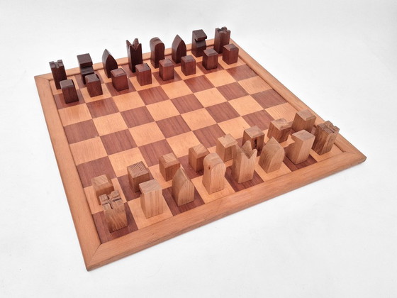 Abstract Design Chess Set – Decorative Objects, Wood (photo 4 of 10)