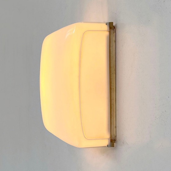 Image 1 of Witte Cnosso wandlamp van Angelo Mangiarotti voor Artemide, jaren 60