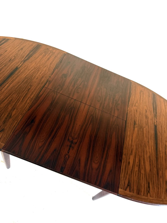 Vintage Rosewood Extendable Dining Table ‘60s – Kondor Möbel-Perfektion, Metal (photo 5 of 15)