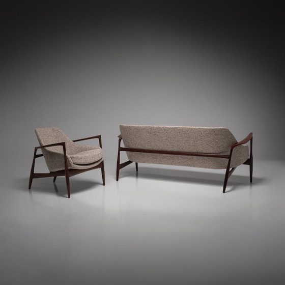 Image 1 of „D200“ Lounge Chair und „D200s“ Sofa von Ib Kofod-Larsen für Laauser