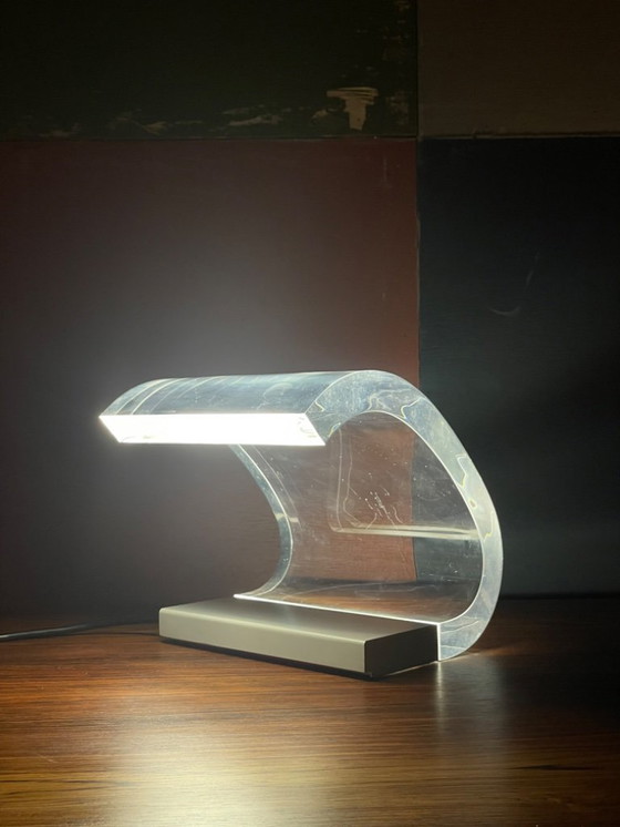 Image 1 of Acrilica" table lamp by Joe and Gianni Colombo for OLUCE