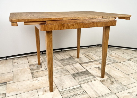 Image 1 of Extendable Oak Dining Table by Jitona, 1960s Czechoslovakia