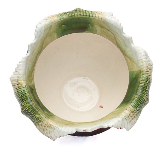 Image 1 of Zeer grote Art Nouveau majolica plantenbak